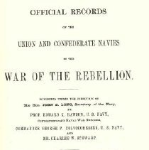 Official Records of the Union and Confederate Navies, Series I, Vol. 13