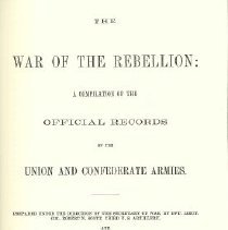 War of the Rebellion:  Series I -- Volume IX