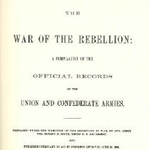 War of the Rebellion:  Series I -- Volume XI -- In Three Parts. Part 1