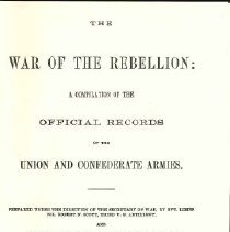 War of the Rebellion:  Series I -- Vol. XI--In Three Parts, Part II
