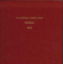 U.S. Federal Census Index, Georgia 1860