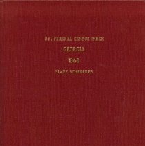 U.S. Federal Census Index, Georgia 1860 Slave Schedules
