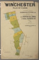 Plan of farms to be sold, Winchester