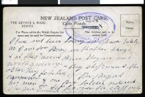 Caroline Bay postcard verso