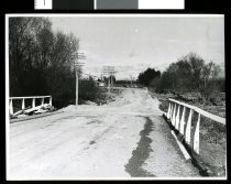 (d) Opihi Bridge flood damage, 1951