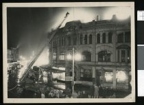 CML building fire, Timaru, 1951