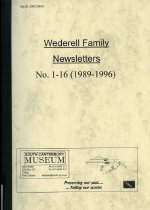 Wederell family newsletters