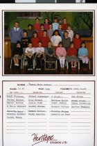 Timaru Main School 1990 Std 2 Room 7