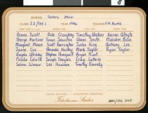 Timaru Main School 1984 J2-Std1