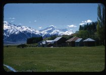 Farm buildings, Mount Cook Station