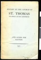 History of the Church of St Thomas, Woodbury