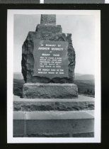 Andrew Burnett memorial, Mount Cook Station