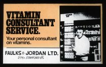 Advertisement: Faulks and Jordon