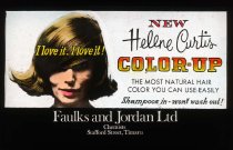 Advertisement: Helene Curtis haor colouring from Faulks and Jordon