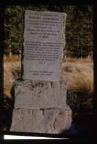 Burkes Pass Monument