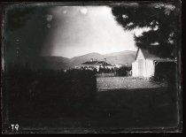 Melville Downs from through hedge