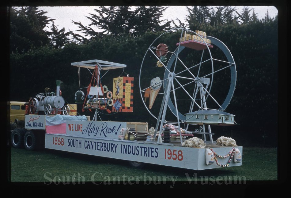Industries Float Queen Carnival October 1958 South Canterbury Museum