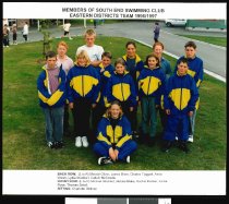 Members of South End Amateur Swimming Club Eastern Districts team 1996/97