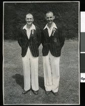 Kia Toa Bowling Club players E S  & A L Hawkey