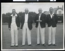 Kia Toa Bowling Club's Champion fours team, 1948-1949