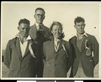 The Gallina I crew for the Sanders Cup, Auckland, 1941