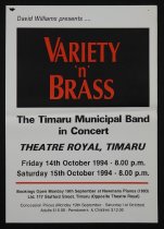 Timaru Municipal Band : Variety 'n' brass (copy #1)