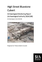 High Street Bluestone Culvert [Timaru] : archaeological monitoring report