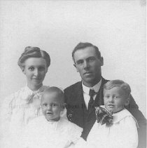 Portrait of a family of four