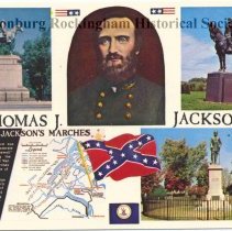 Stonewall Jackson, His Monuments and Map of His Marches