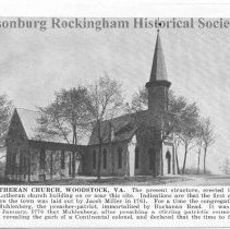 Woodstock - Emmanuel Lutheran Church erected 1884