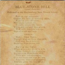 Blue-Stone Hill Poem