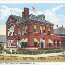 Post Office and Catholic Church, Harrisonburg, VA