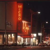 Main StreetLlooking South At Night.