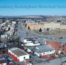 South Side showing Harrisonburg High School on Rt 42, now JMU