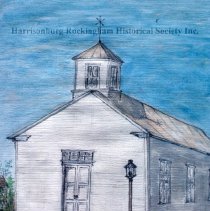 Drawing of church.