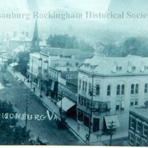 The Northeast corner of Court Square in Harrisonburg, Va.