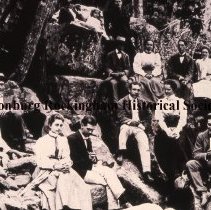 Rawley Springs. Guitar Group on rocks.