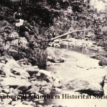 Rawley Springs. Boulder Rock on Mountain Run.