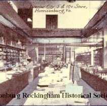 Interior of 5 and 10 cents store, Harrisonburg, Va.