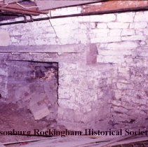 Basement kitchen in Harrison House, Harrisonburg, Va.