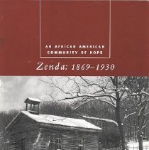 Zenda: 1869-1930 - An African American CommunitY.