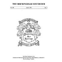 The Rockingham Recorder - Harrisonbug Rockingham Historical Society