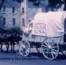 Civil War Horses and wagon.