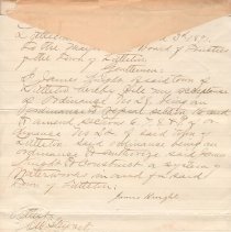 Agreement to build Littleton's water works; April 3, 1891