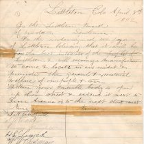 XX-0566 - Letter, front side