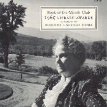 Pamphlet with information about award winners; 1965