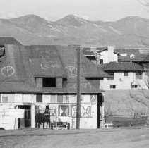Barn at 6797 S. Windermere, looking west, April 1971