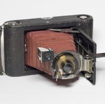 No. 3 Folding Pocket Kodak Model C-5 camera belonged to Edwin Bemis; c.1902