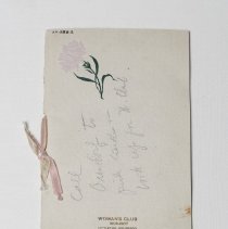 Littleton Women's Club booklet, closed; 1906