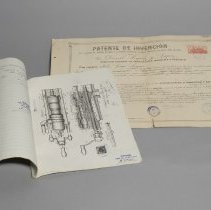 Leyner rock drill patent for Spain; 1905